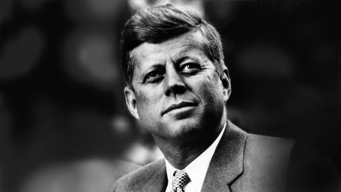 Prezident USA John Fitzgerald Kennedy.
