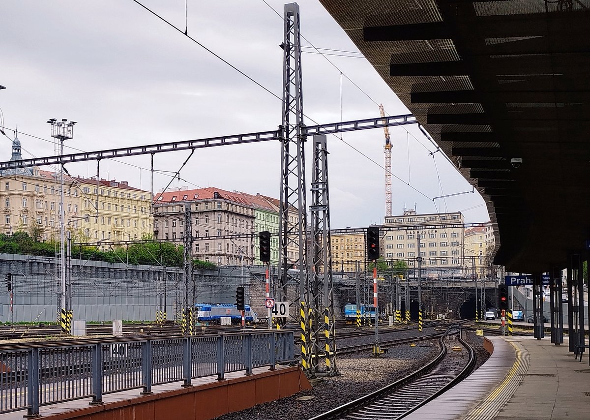 Dva modré na trati