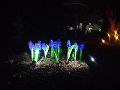 Světelná výstava Praha - Troja